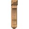 Ekena Millwork Balboa Arts and Crafts Smooth Bracket w/ Offset Brace, Western Red Cedar, 7 1/2"W x 24"D x 36"H BKT0806X24X36BOA03SWR - alternate 3